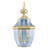 2 Light Outdoor Chain Lantern Pendant with Clear Glass Shade-101231119