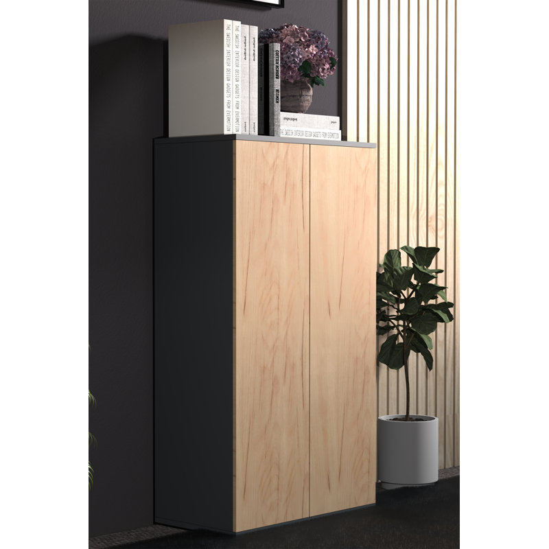 Amirbek Rectangle Accent Cabinet, Tan