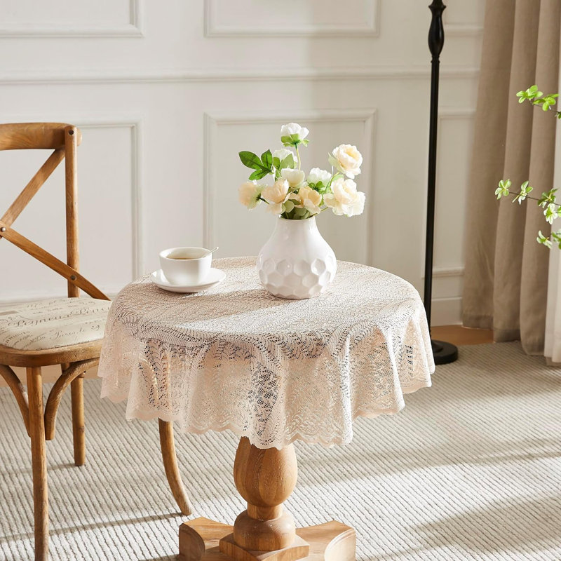 Denese Dining Linens, 36" Round, Linen