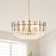 Goyette 8 - Light Dimmable Tiered Chandelier with Adjustable Chain
