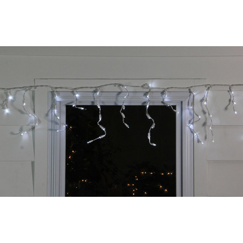 Lumière de Noël à glaçons à angle large 100 carats, Blanc pur
