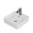 Bathroom Ceramic Countertop Sink - Timeless Aesthetic White Finish Square Wash Basin Long Lasting