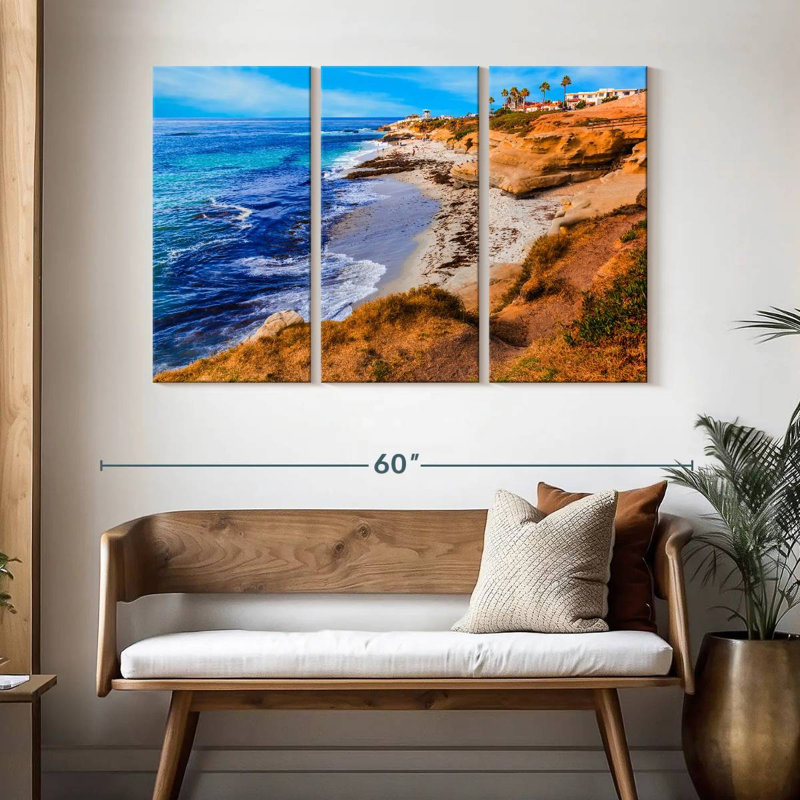 Gillard La Jolla Beach, 32" H x 50" W