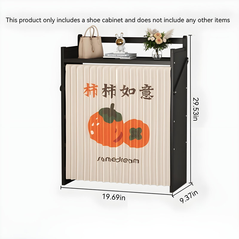 Multi-Layer Foldable Dustproof Shoe Cabinet For Home/Dormitory - Space-Saving Bamboo Storage Shelf