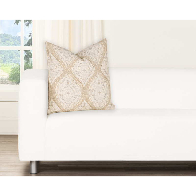 Coussin 100% coton Magnolia Home Fashions, H 30 po x l 30 po, Polyester, Crème marocaine