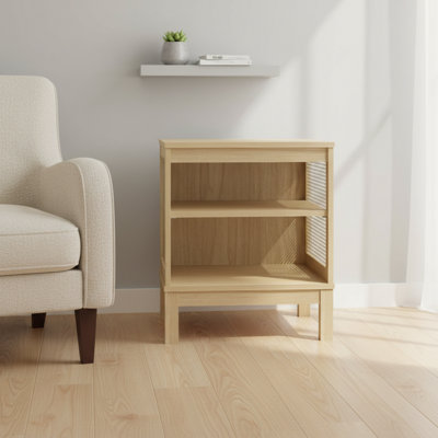 Rattan Design, Pine Wood Side Table