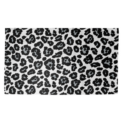 Tapis blanc / noir Oakland