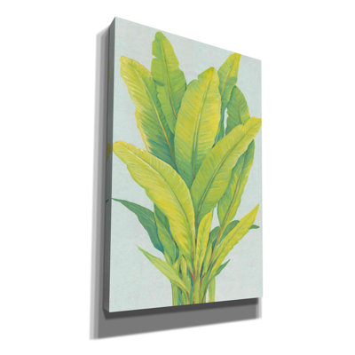 «Chartreuse Tropical Foliage I» par Tim O'toole, art mural sur toile