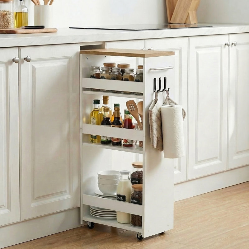 Wood Bar Cart