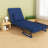 Space-saving Convertible Beds With Steel Frame, Modern Blue Design For Home & Office