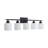 5-Lights Moisture Resistant Bathroom Vanity Light With Frosted Glass Shade-245834239-245834232