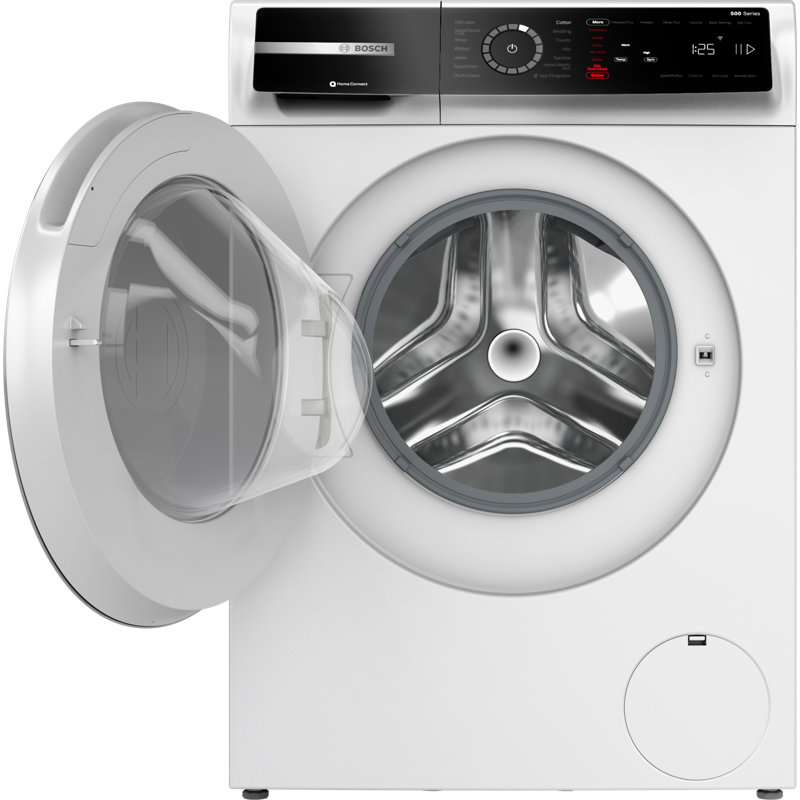 800 Series Bosch 2.4-Cu. Feet High Efficiency Stackable Smart Front-Load Washer ( White ) ENERGY STAR