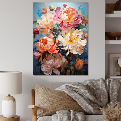 Peony Petal Poetry III sur toile