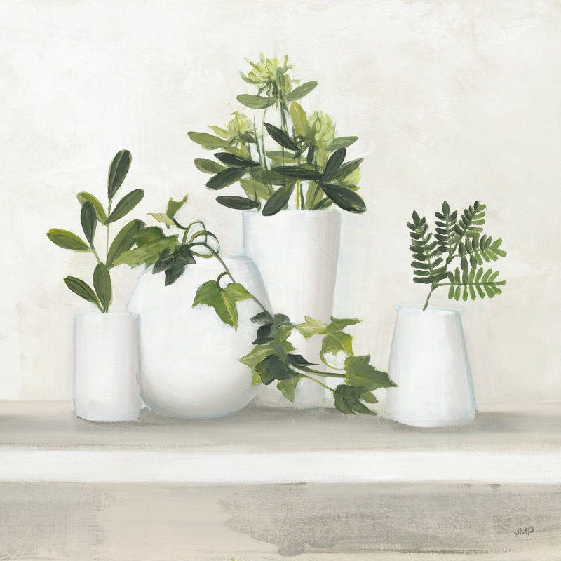 Plant Life III by Julia Purinton - Wrapped Canvas Painting, 30" H x 30" W