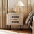 Mid-Century Modern 22.5 '' Fluted Nightstand-186356514