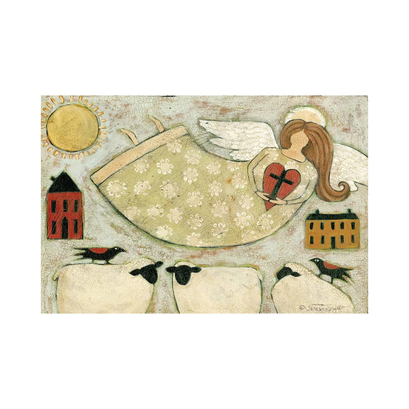 Faith Cbl by Teresa Kogut - Painting on Canvas, 45.72cm H x 66.04cm W x 3.81cm D, Wrapped Canvas