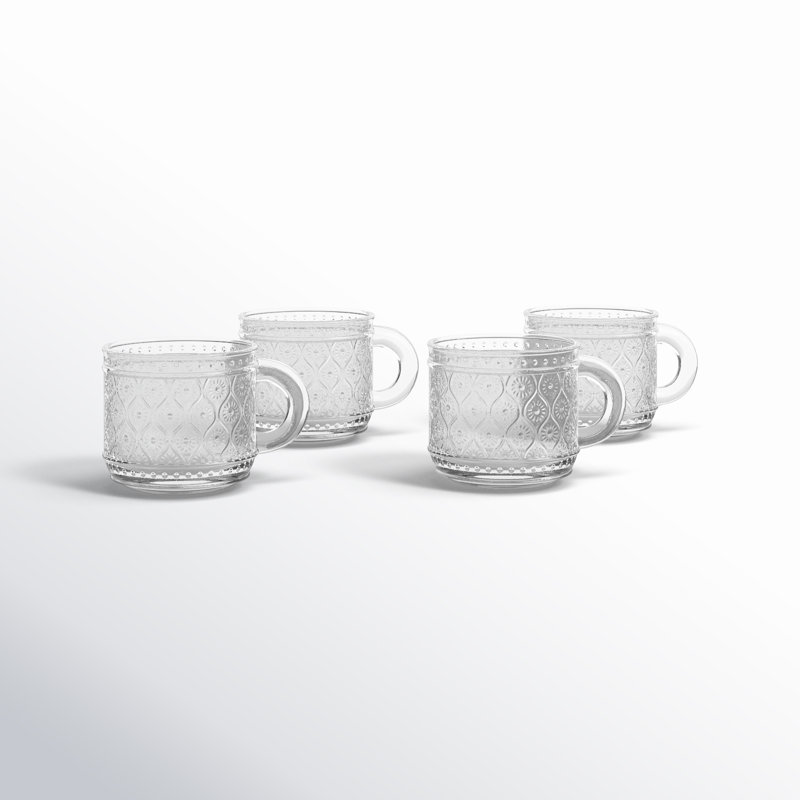 Tasses à expresso transparentes Claro