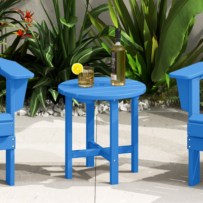 Geoff Salvo 18" W Round Outdoor Side Table