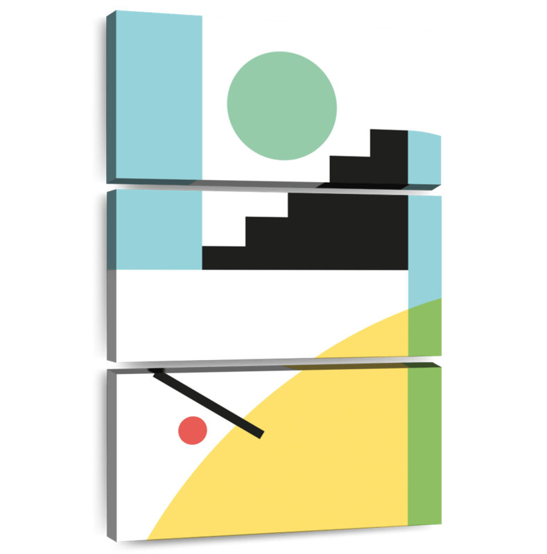Composition géométrique Avery I, H 57 po x l 36 po