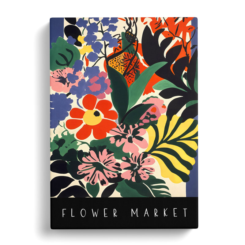 A Flower Market Exhibition No.10 - Wrapped Canvas, 60cm H x 40cm W x 3cm D