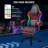 Inbox Zero Ergonomic Gaming Chair with Speakers RGB LED Lights and Massage-1861992257