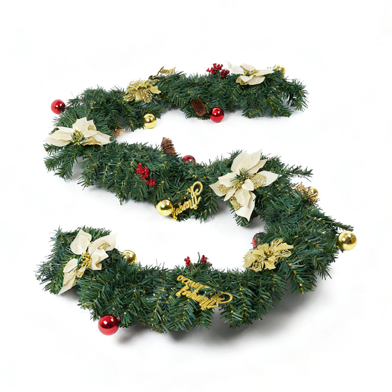 Lighted Wreath, Gold