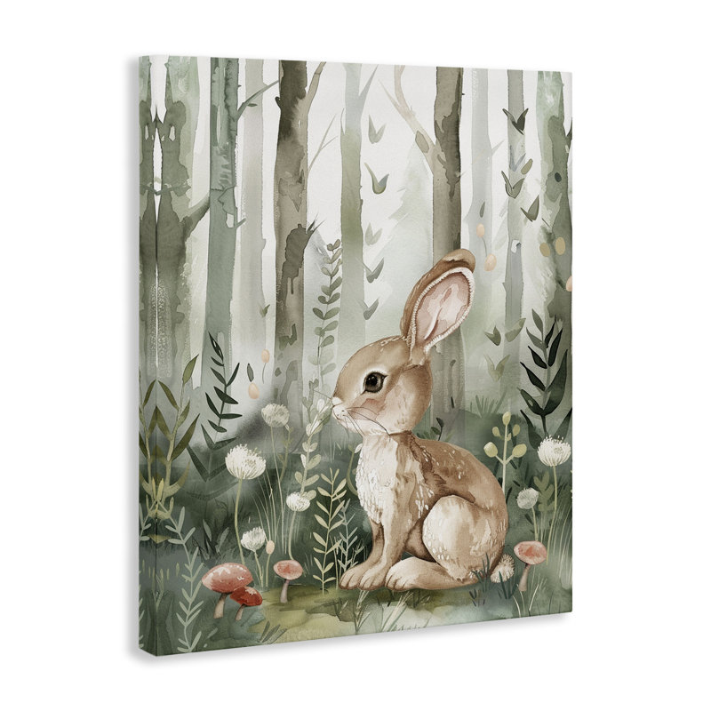  «Soft Woodland Bunny» par LSR Design Studio, H 20 po x l 16 po