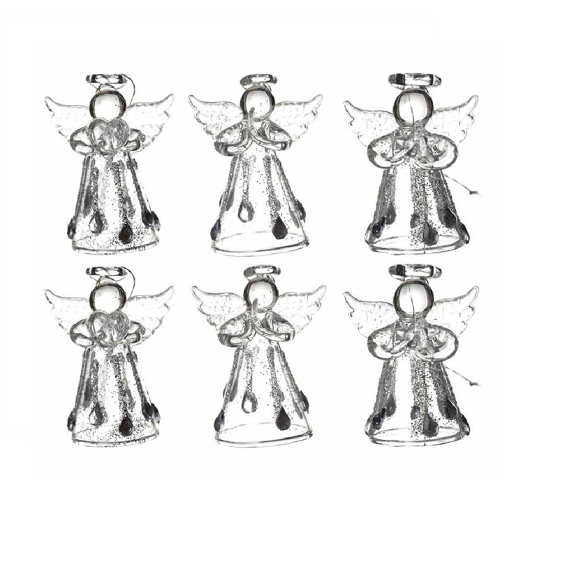 Mcdaniel 5cm Glass Hanging Figurine Ornament