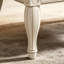 Fauteuil d'appoint rembourré en tissu gris