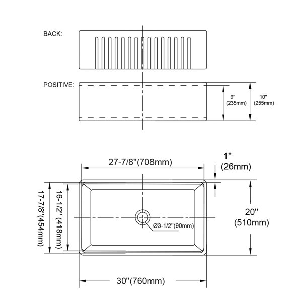 Dimensions du produit