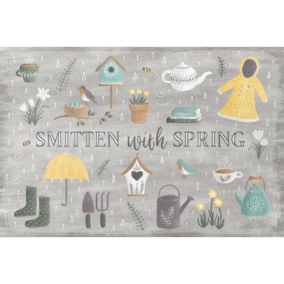 Smitten With Spring III - Wrapped Canvas Print
