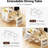 82.7 Inch Kitchen Island With Extendable Table For 2-6, White, Double Storage, 2 Lockable Wheels, Adjustable Shelves, Storage Compartment Dining 82.7", Double Power Outlet, Side Open Functional-853490280