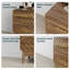 Table de chevet en noyer