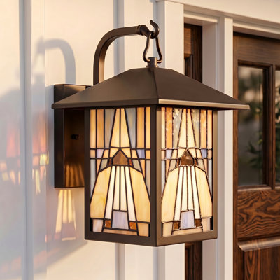 Inglenook 1-Light Valiant Bronze Outdoor Wall Lantern