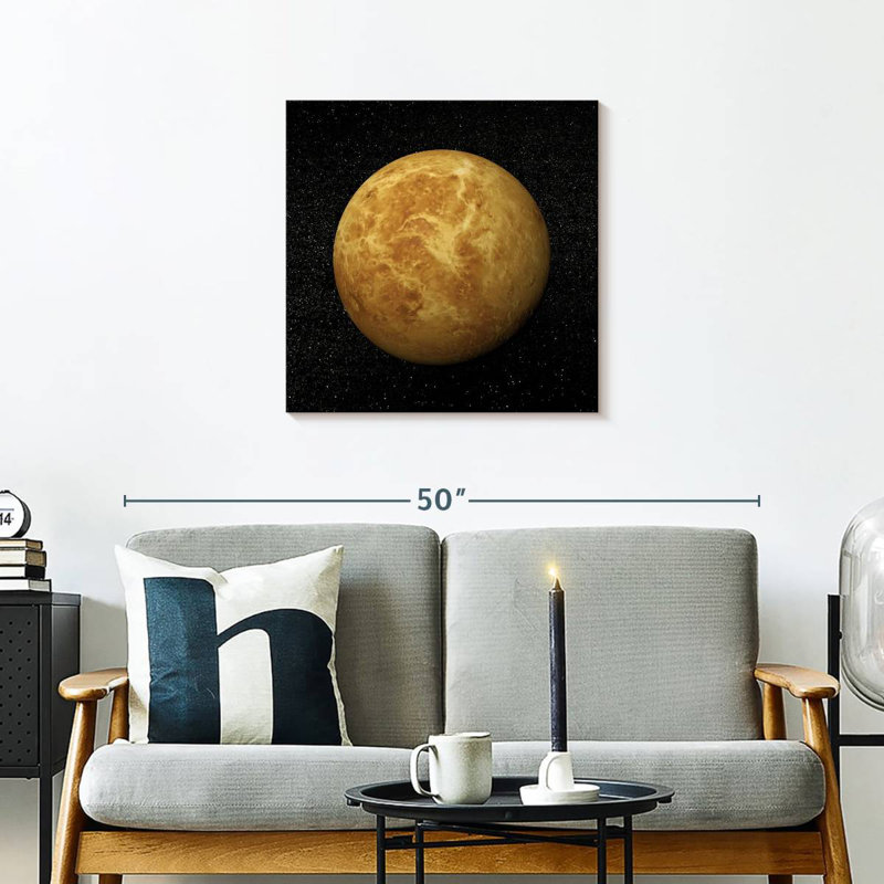 Oberle Planet Venus Surface, 24" H x 24" W