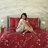 Minimaliste 100% Cotton Machine Printed Floral Flat Sheet-116022022