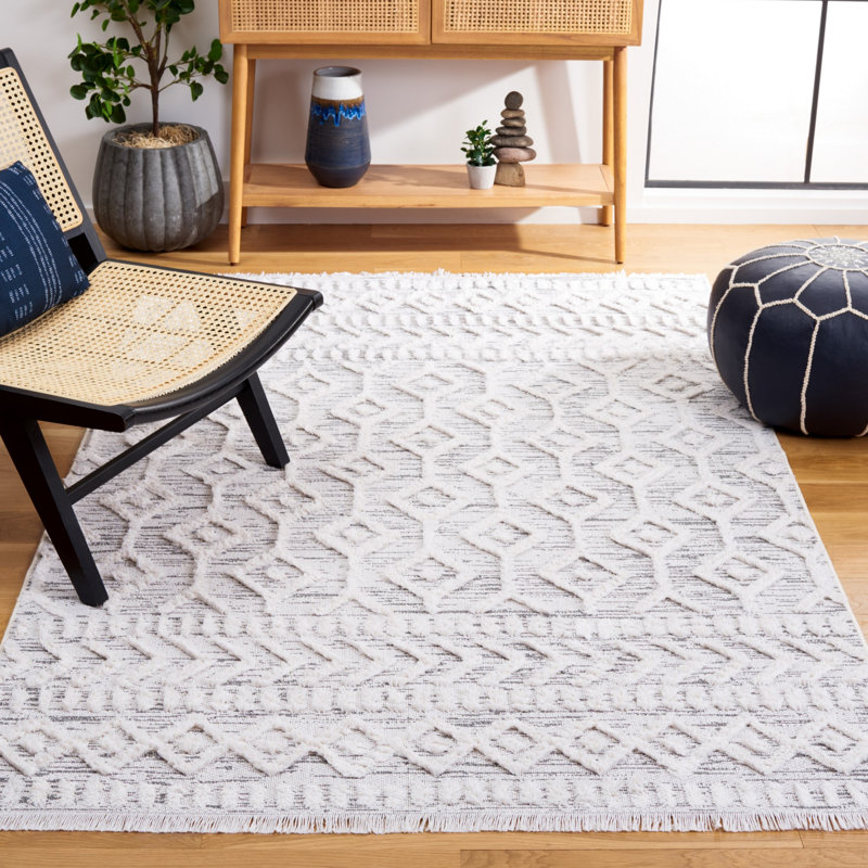 Augustine Performance Geometric Rug, Rectangle 5' x 7'7"
