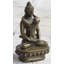 Statue de Bouddha du Tibet, art du Tibet, bouddhisme en bronze doré Mandkesvara Yab-Yum sur lotus