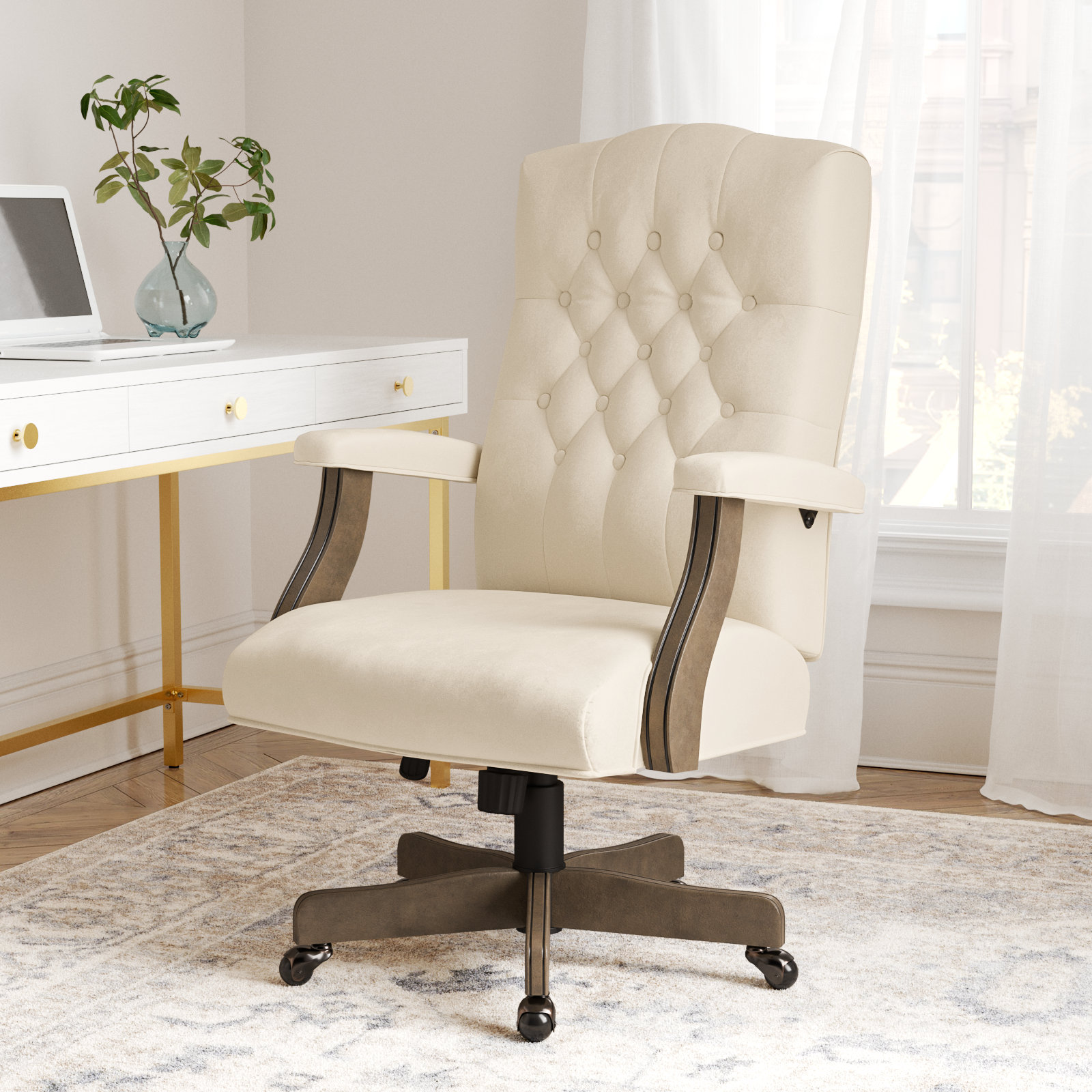 Sillón Ejecutivo Giratorio Ajustable Tapizado Kolar Marie 3