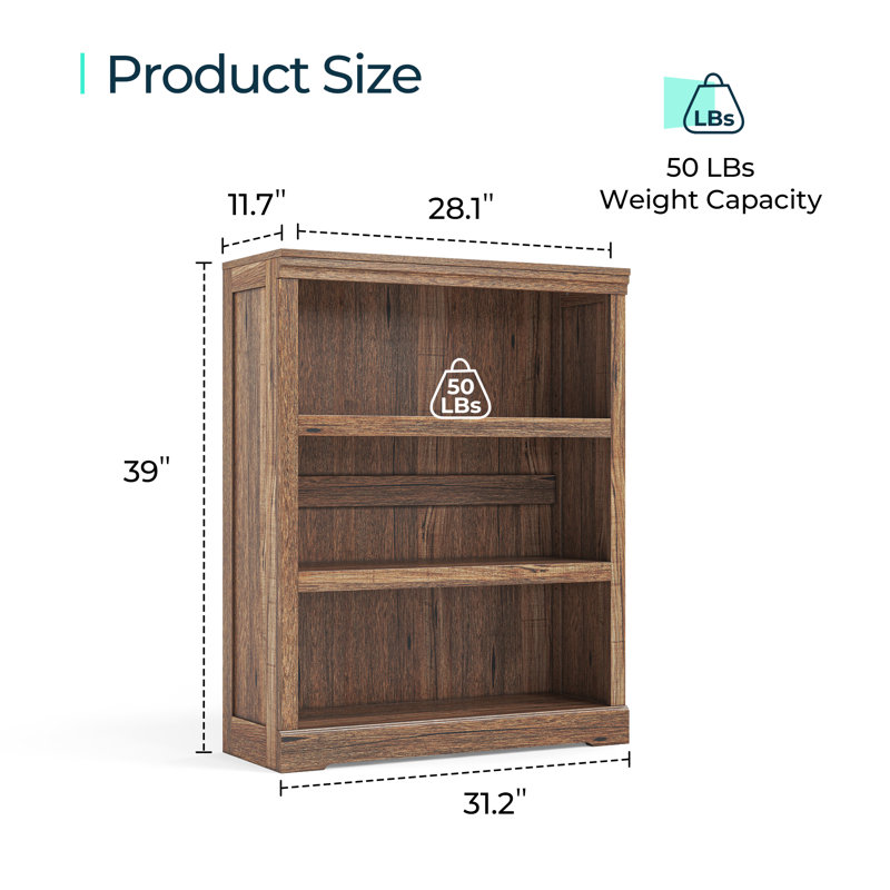 Patrick Bookcase, Dark Brown