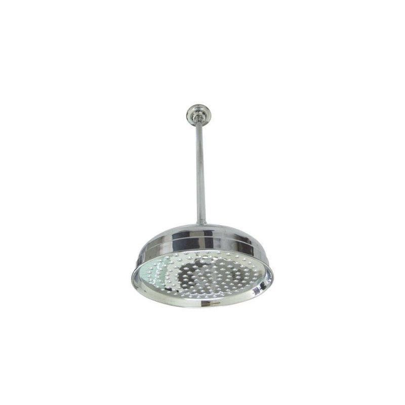Victorian Rain Fixed Shower Head, Polished Chrome