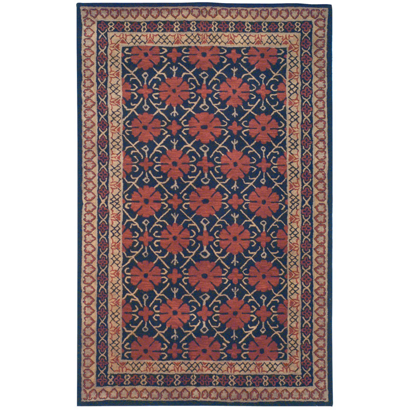 Tapis oriental en laine touffeté à la main Tosca Classic, Rectangle 6 pi x 9 pi