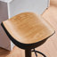 Swivel Adjustable Height Counter Stool with Metal Frame-1434970820