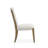 Rectangular Dining Table With 2 Benches And 2 Upholstered Side Chairs-1983658572