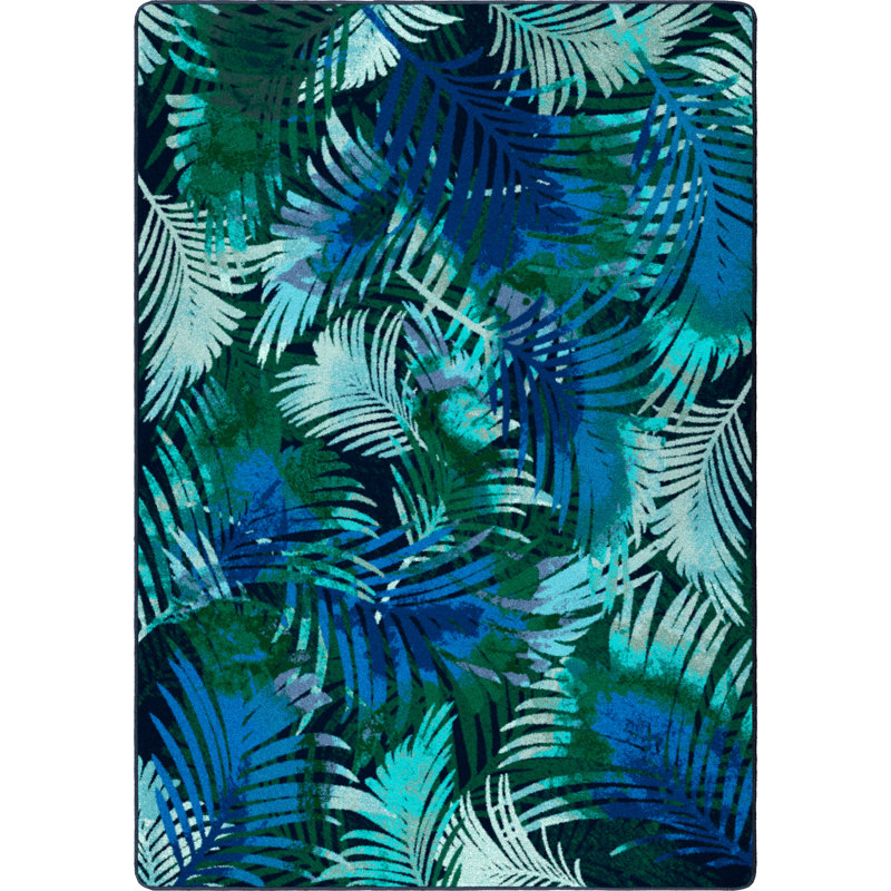 Buhr Abstract Indoor Rug, Rectangle 4' x 5'
