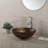 Gaia Glass Circular Vessel Bathroom Sink