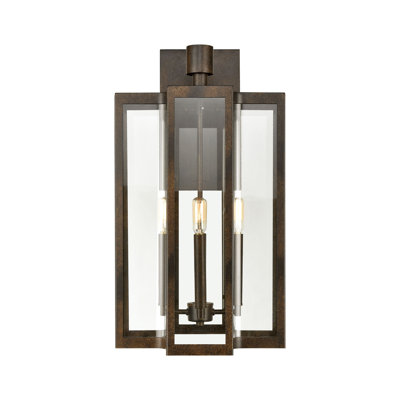 Applique murale d'extérieur 4 lumières de 25 po de hauteur Bianca - Bronze noisette