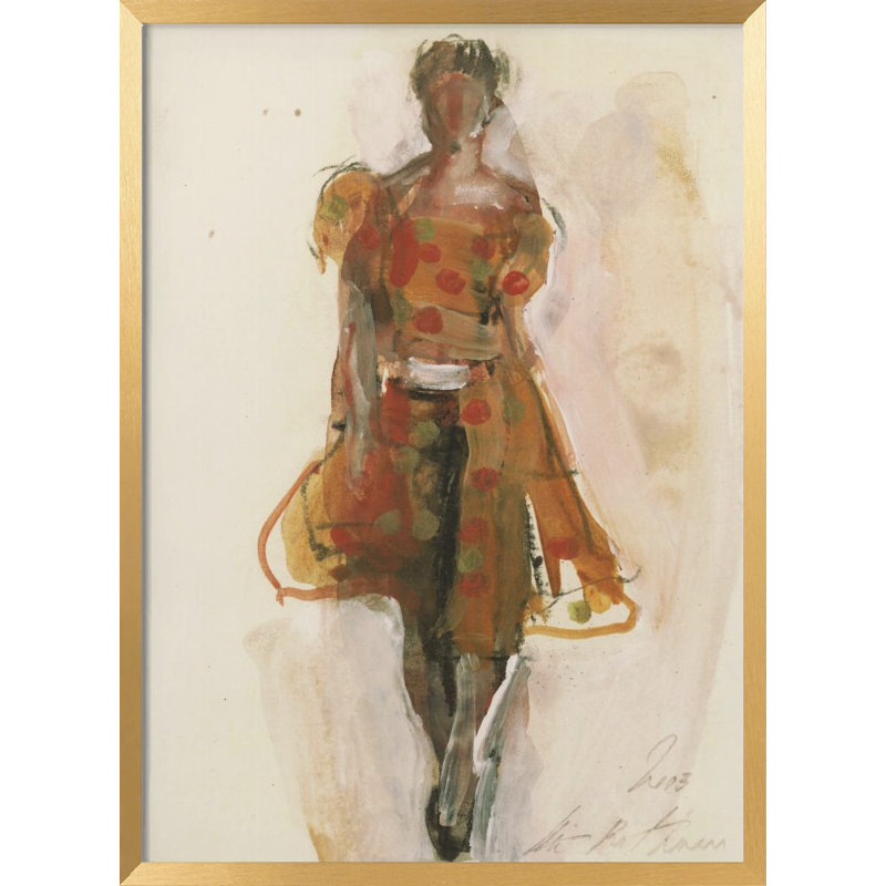 Classic Elegance " V" Framed Print Wall Art, 30" H x 20" W