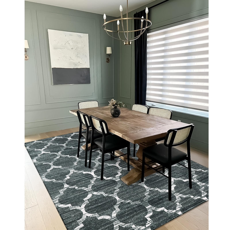 Tawann Classic Moroccan Machine Washable  Area Rugs with Non-Slip Backing Perfect for Living Room, Dining Room, Bedroom Decor