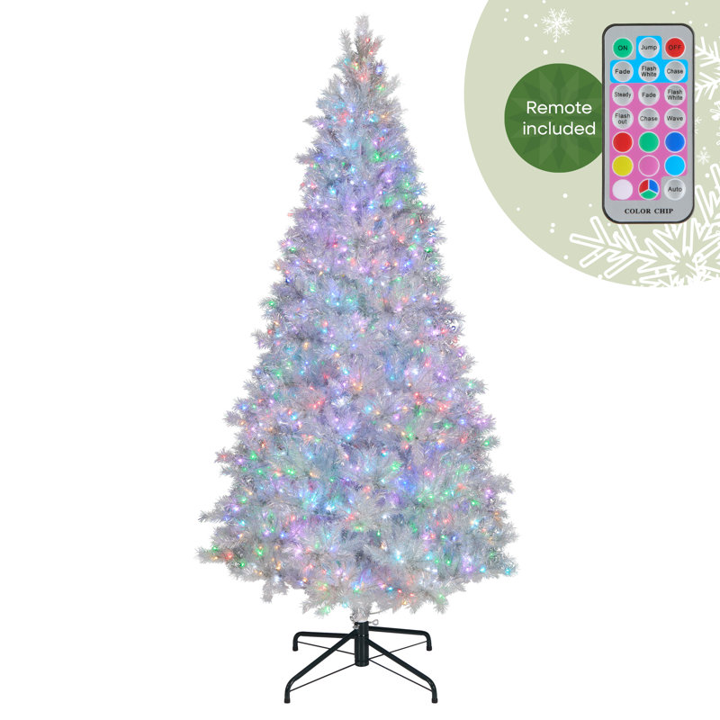 Clear Pine Christmas Tree with LED Lights, 108" x 58"